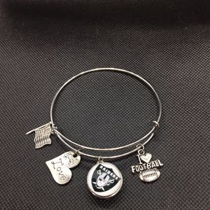 Las Vegas Raiders Charm Bracelet